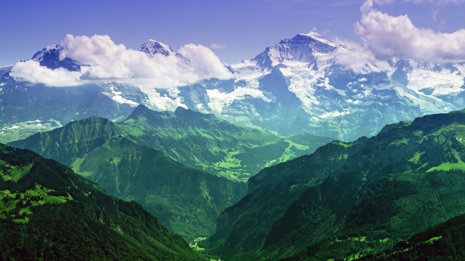 Jungfrau peak