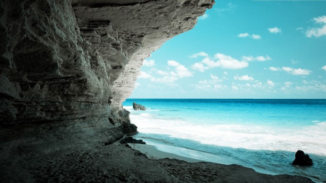 cave on the sea